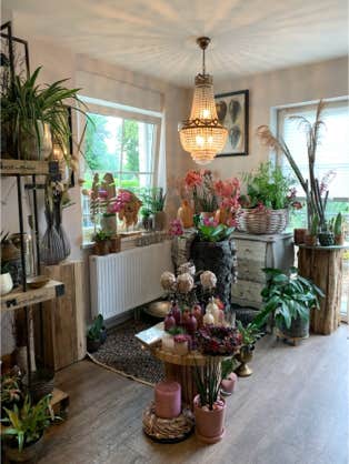 Blumen Dekoration und Floristik