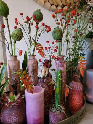 Blumen Dekoration und Floristik