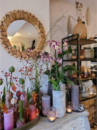 Blumen Dekoration und Floristik