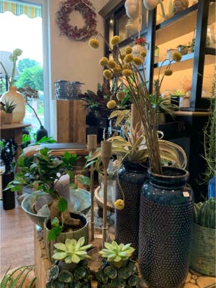 Blumen Dekoration und Floristik